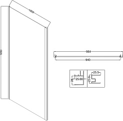 Niagara Душевой уголок Nova 90x100 NG-85-9TB-TB100-34 – фотография-13